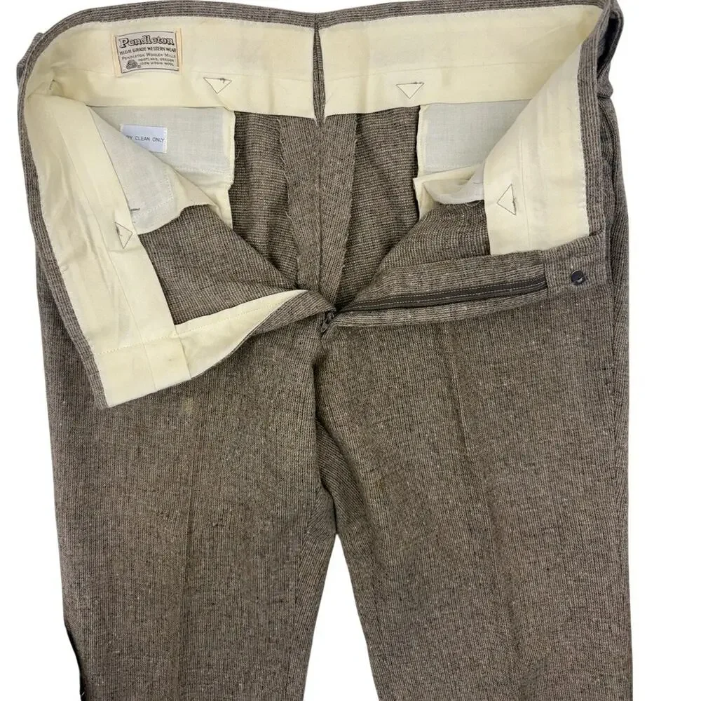 Men's 70s Pendleton Wool Tweed Western Suit 46 Chest
